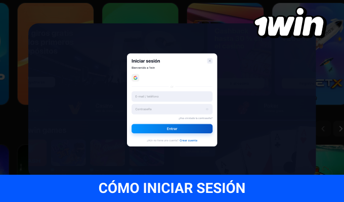 1win inicio sesión cuenta Latam