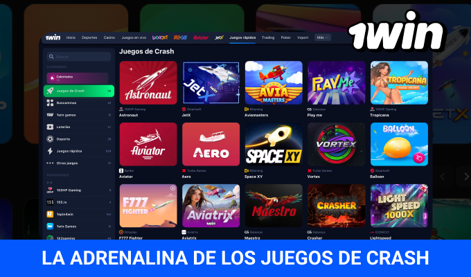 1win crash games Latinoamérica