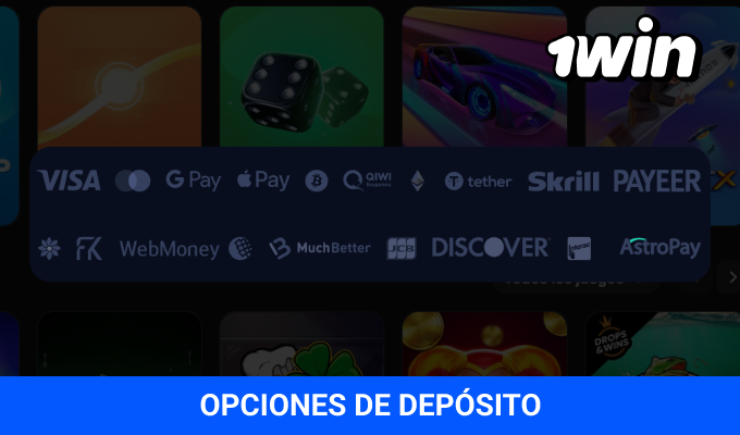 Métodos de pago 1win Latinoamérica Visa, AstroPay, Bitcoin