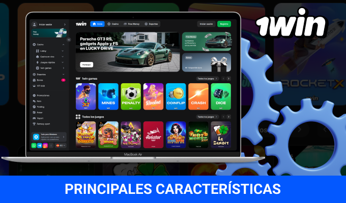 Características principales de 1win en Latinoamérica